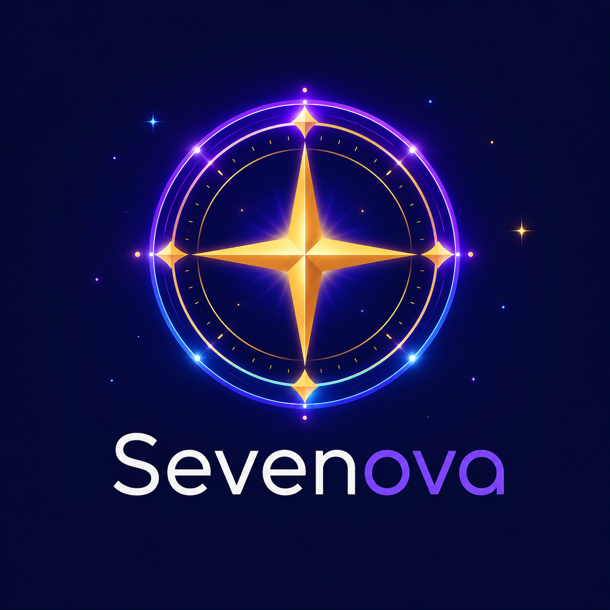 Sevenova compass logo